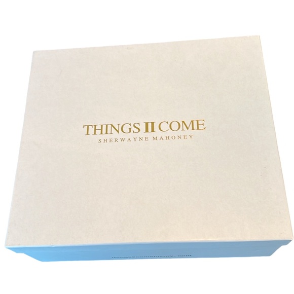 THINGS ll COME Maliyana Luxurious NWT Lace-Up Embellished Block-Heel Booties 6 - Picture 7 of 8